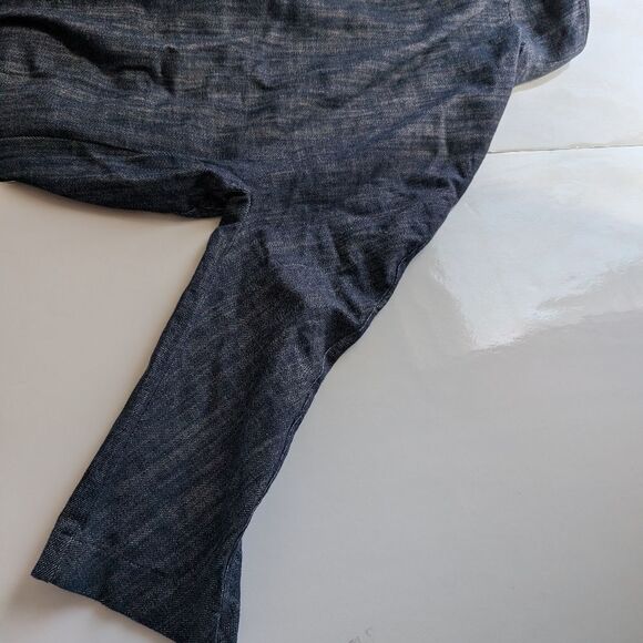 HOPE STHLM Stockholm 💯 Cotton Made In Italy Oversized Denim Blazer Jacket  S - Picture 15 of 16